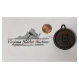 Antique Sessions "S" Cast Iron Clock Pendulum Bob