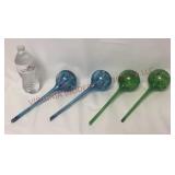 Blown Glass Self Watering Plant Globes - 4