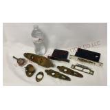 Vintage Glass Door Handle, Door Parts & Locks