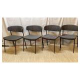 Outdoor Patio Ratana Wicker Stackable Chairs - 4