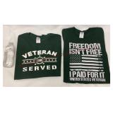 US Veteran Freedom T-Shirts - Size XL - 2