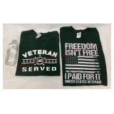 US Veteran Freedom T-Shirts - Size XL - 2