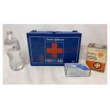 Vintage First Aid Kit, Dental Plaster, Cleaning Pa