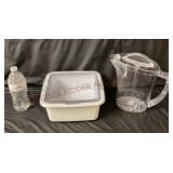 Pampered Chef Cool & Serve Bowl & Pitcher