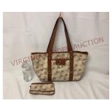 Etienne Aigner Signature Shoulder Bag & Wristlet