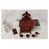 Crescent Cast Iron Miniature 11" Cook Stove Repro