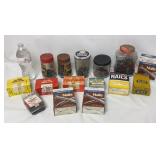 Hardware - Brads, Nails & More - Partial Boxes