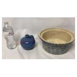 Vintage 4" Stoneware Jug & Friendship Pottery Bowl