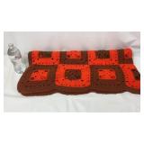 Vintage Hand Made Crochet Afghan - 43"x51"