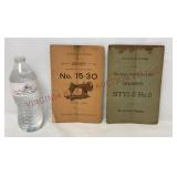 Antique Singer Sewing Machine Books - 2