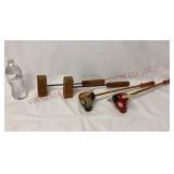 MCM Long Handled Wooden Salt & Pepper Sets - 2