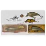 Vintage Bomber, Cordell & Norman Fishing Lures