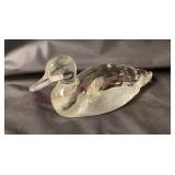 Fenton Art Glass Mallard Duck Figurine