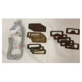 Vintage Metal Frame Label Holders & Pulls