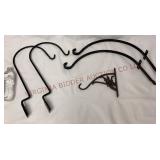 Outdoor Metal Plant Hangers / Hooks - 5