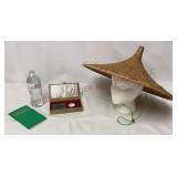 Changram Puzzle Game, Chinese Calligraphy Set, Hat