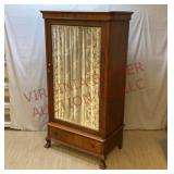 Antique Wardrobe Gun Cabinet w Drawer & Key