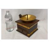 1960s Wooden Hand Crank Coffee Grinder