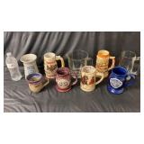 Beer Pitcher, Mugs & Steins - 9 Pieces