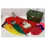 Forecast Train Case, Skirts & Camay Nylon Scarves