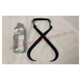 Antique Iron Metal Ice Tongs / Ice Hook