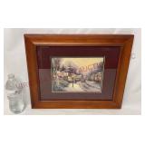 Thomas Kinkade "Village Christmas" Framed Print