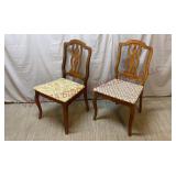 Vintage Country French Splatback Dining Chairs