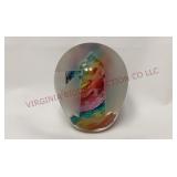 Glass Dimensions WV Frosted Lighthouse Paperweight