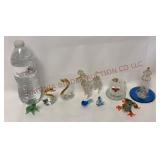 Blown Glass Poodle, Swans, Frog & More!!!!
