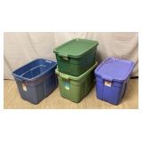 Rubbermaid Roughneck 14 & 18 Gal Storage Totes