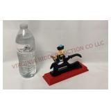 Vintage Cast Iron Nutcracker on Wooden Base