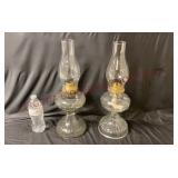 Vintage / Antique Hurricane Oil Lamps - 2