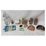 Crucifix Fish Ornament & Postcard, Beach Souvenirs