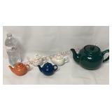 Vintage 3" Teapots & Regular Size 5.5" Tea Pot