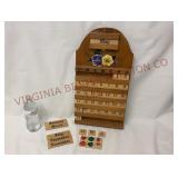 Vintage Hand Made Wooden Perpetual Calendar