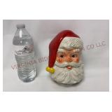 Vintage Plastic Rotating Musical Santa - See Desc