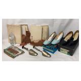 Vintage Nylon Hosiery, Shoe Stretchers & Shoes
