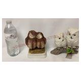 Vintage Gorham & Andrea by Sadek Owl Figurines