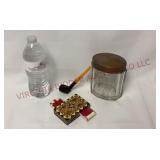 1919 AMPA Tobacco Jar, Pipe & Match Holder