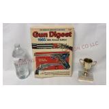 1985 Gun Digest Book & 1980s Rabbit Hunting Trophy