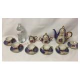 Vintage Courting Couple Lusterware Tea Set