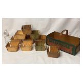 Vintage Tomato Vegetable Basket & Berry Baskets