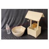 Mountainside Pottery Shell Planter & Well Decor