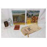 Crow Repellant Tin, Seed Bag & Progressive Farmers