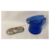 Souvenir Shoe Matchstick Holder & Top Hat Ashtray