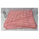 Vintage Pink Chenille Tufted Bedspread - 84"x100"