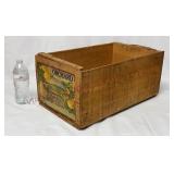 Early 1900s Perham Fruit Co 4/5 Bushel Pear Crate