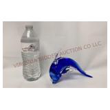Oggetti Italian Blown Glass Dolphin - 5" tall
