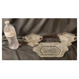 Vintage Tiara Sandwich Sugar, Creamer & Tray