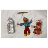 Vintage Pelham Puppet & Bobble Eye Clown Puppet
